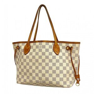 Louis Vuitton Tote Damier Azur Neverfull PM White